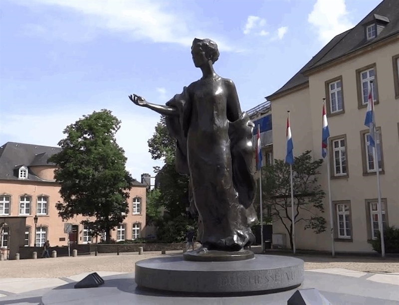 See the Monument of Grand-Duchess Charlotte | Luxembourg, Luxembourg | Travel BL