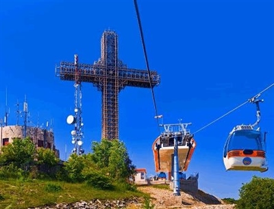 Take a cable car to the Millenium Cross | Skopje, North Macedonia | Travel BL