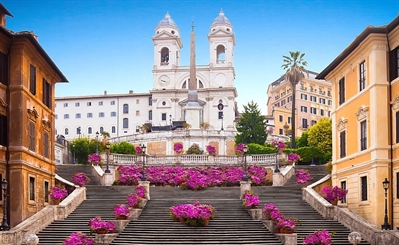 Walk along to Spanish Steps | Rome, Italy | Travel BL