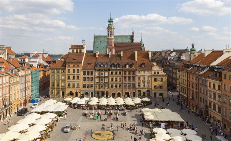 Walk around the Old Town Market Square | Warsaw, Poland | Travel BL